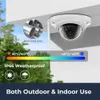 IP Kameralar 5MP WiFi Dome IP Kamera Vandalı İnsanoid Algılama CCTV Kamera SD Kartı H.265 Sesli Video Gözetleme Kameraları Camhipro 240413