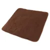 Pillow Chair Pads Water Absorption Wide Applicability Brown Cotton Anti Slip Light Weight For Car