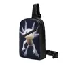 Mochila Bag Sling Axolotls Package Crossbody para andar en bicicleta de viaje