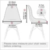 Chair Covers Printing Shell Cover Stretch Dining Room Housse De Chaise Armless Seat Slipcover For Home El Decor