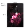 224 PAGINA Hardcover Diary Beautiful Flowers Color Illustration Cute Notebook Student Planner Agenda Notepad 240409