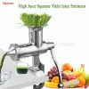 Juicers Amélioration de l'herbe de blé Maider Hand Operation en acier inoxydable Fruit légumes Squeeze Presseur de jus d'orange