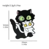 chats lapin broche mignons films anime jeux épingles en émail dur collectionne la broche de bande dessin