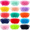 Abbigliamento per cani 30pcs Flower Bowties per chiffon Grande cravatte cani animali domestici Accessori per la toelettatura