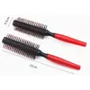 2024 Rollpinsel Haar Kamm rotes Griff Round Welly Locky Styling Care Curling Beauty Profession Friseur Salon Styling -Werkzeuge für Rollbürsten Haare