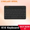 Teclados originais Teclast K10 Bluetooth Teclado para tablet para Windows Android iOS sem fio para Teclast P40HD M40 Pro T50 Pro T40 Pro