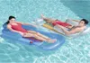 Uppblåsbar luftmadrass flytande rad 157x89cm pool flottör lounge sovstol för simning strandvatten sportrör2741634