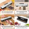 Sealers Vacuum Packaging Machine 125W 70Kpa Vacuum Sealer Degasser Vacuum Food Packer for Sous Vide Cooking Dry & Moist Food Modes