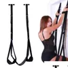 Bandes de résistance Bandes de résistance en nylon swing siège aérien de yoga aérien ceinture de formation de jeu amusant coussin de gibier pratiquant pour Adts h1026 drop délivre otbif