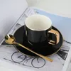 Cups Saucers Ceramic Coffee Cup European Exquisite Set In Simple Afternoon Tea French Nordic Tazas De Cafe Latte