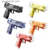 Sand Play Water Fun Passionate Manual Water Gun Ice Blast Desert Eagle Summer Swimming Battle Toy Continuous Shooting Pool Outdoor Fun Q240413