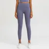 AL Yoga Leggings 2024 New Nudity Sense Skin-friendly No Awkward With Raised Hips High Waist Running Sports Leggings And Fitness Cropped Pants