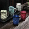 Tee -Sets kiln gebackene Keramik persönlicher japanischer Haushalt minimalistische Tasse Paar Wassermilch Kaffeetasse Teetasse