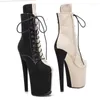 Dance Shoes Auman Ale 20CM/8inches Suede Upper Sexy Exotic High Heel Platform Party Women Boots Pole 114