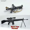 Waffenspielzeug L96A1 G3SG1 1 1/6 Soldat kann MICRO SUBMACHINE WANDSCHLAFER SNIPER RIFLE STATISCHE MODELLE Accessoire für 12 -Zoll -Aktionsdiagramm YQ240413 nicht abgeben