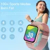 Uhren 2023 neuer ZL54C Smart Watch Voice Assistent, der sich für Android iOS -Waterfeste Bluetooth Music Watch Wählen Sie Full Touch Smart Watches