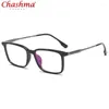 Солнцезащитные очки рамки Chashma очки очки TR 90 Titanium Temple Мужчины дизайн рецептурных очков оптические линзы прозрачные дизайнеры женщин