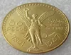 Un conjunto de 19211947 10pcs Craft México México 50 Peso Gold Copy Coin Accesorios de decoración del hogar3191938