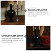 Candle Holders Glass Holder Tealight Stand: Candlestick Wedding Candlelight Dinner Centerpiec Centerpiec