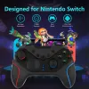 Gamepads Multi Platform Game Controller Wireless Bluetooth Gamepad Joystick för NSWITCH Android6.0+ iOS11.0+ PC Support Wakeup Switch