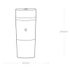 Jugadores Originales Xiaomi Mijia Portable Juicer Cup 300ml Liquitador Portable licuadora 18000 RPM Licter eléctrica 304 Acero inoxidable 35s