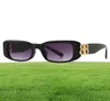 Óculos de sol Madeliny Square Women Mulheres Pequena Estrutura Designer Eyewear exclusivo vintage ao ar livre Gafas Bling Shades UV400 Men MA0396476168
