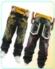 Fashion NY Skateboard Stickerei Dragon Jeans coole Graffiti Lange lockere entspannte Casualhosen Rap Boy B Boy Hosen Größe 34421140225