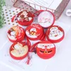 Gift Wrap Xmas Candy Box Christmas Coin Earrings Headphones Mini Tin Sealed Jar Small Storage Baroque Random