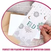 Подарочная упаковка 12шт Eid Mubarak Cash Convencees Holder Red Packet Al-Fitr Favors Universal