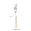 Forks Spoon en acier inoxydable Anti-corrosion très durable Touch lisse anti-rust