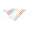 Dog Apparel Scarf Birthday Triangular Bandana For Pet Small Costume Decorate Polyester Party