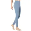Kvinnor Pants Capris Designer Leggings Solid Color Women Yoga Hög midja Sport Gym Wear Elastic Fitness Lady övergripande FL Tights Workout Otqem
