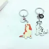 Keychains Sac cadeau drôle Pendant mignon clés décorative Hook Metal Metal Dog Tag Keychain Keyring