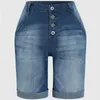 Shorts féminins 2024 Haute taille serpent les femmes jeans courts d'été mode sexy denim décontracté push up vintage streetwear