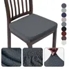 Pokrywa krzesełka pokrowca do jadalni siedzisko materiału do wyjmowanej kuchennej poduszki poduszek poduszki obrońca wystroju domu housse de szezć