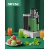 Juicers Dutrieux JuCer Machine Machines, fabricante de sucos para vegetais e frutas, fácil de limpar, aço inoxidável verde