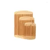 Keukenopslag bamboe snijplank driedelige mozaïek houten fruitbroodlade