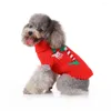 Abbigliamento per cani abiti natalizi per animali domestici che eseguono un maglione di motivi da clown adorabile costume caldo (taglia 2xl)