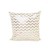 Pillow Geometric Luxury Yellow Golden Cover No Inner Stamping Kussens Woondecoratie Covers For Home Dec X25