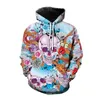 Sweatshirts Mens Jackets Skull Print Mens Hoodie Hip Hop Sweatshirt Mens Sweatshirt mode Casual Loose Long Sleeve Hooded Sweatshirt XS-5XL 240412