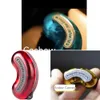 X7R7 DECOMPRESSION TOY GAO Studio EDC Winter Ice Blue Magnetic Cashew Nut Luminous Fidget Slider and Waterproof Push Slider Fidget Toys 240412