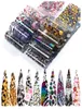 204 cm 10pcsset Leopard nagelfolie Set Paper Clear Flakes Folies Transferstickers Stickers Decals Nail Art Diy Design Decorations29049999