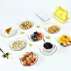 Borden nimf schattige cartoonbeer bord servies set fruit noedel ontbijt salade snack dessert creatieve kawaii keuken accessoires