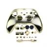 Tillbehör Fall Anpassad krompläteringsersättning Housing Shell Case Full Set Compatible med Xbox Series S X Controllers Dropship