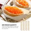 Dinnerware Sets 250 PCs Sobessert Sushi Kayak Wooden Serving bandejas de pinheiro recipiente descartável