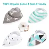 Baby Bibs8 Packs bave Bibs Unisexe Élégant Design Bandana Bibs pour garçons Girls 100% Bibs de coton biologique 240411