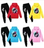 Tik tok kids abbigliamento a due pezzi set da ragazzi ragazze tiktok tracksuits adolescenti sport abito adolescenti felpe con cappuccio pantaloni hip hop clo5081088