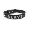 Chokers Y Wife Slave Letters Choker Collar Necklace Men Women Punk Goth Adt Cosplay Personalized Custom Chocker Jewelry Gift Drop Del Dhcni