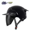 Caschi da moto GSB Electric Vehicle Electric Helmet Doppia lente Summer Sun Protection con trasparente Casco Moto