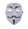 V para vingança máscara anônima Fawkes Fancy Cool Costume Cosplay Mask para festas Carnavals One Tamanho se encaixa na maioria dos adolescentes para adultos1371204